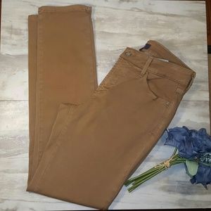 NYDJ brown legging pants size 6.